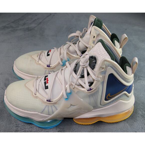 Nike LeBron 19 EP Lakers Cream Men\'s Size 12 Basketball Shoes Clean main image 9